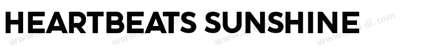 Heartbeats Sunshine字体转换